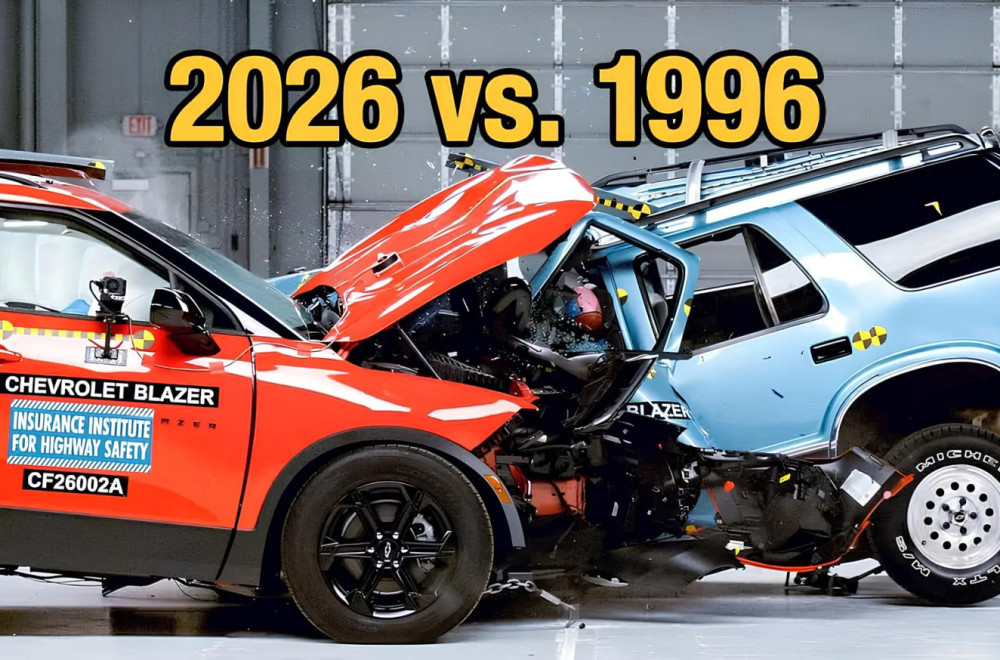 Chevrolet Blazer 2026 protiv Blazera 1996: Rezultati crash testa iznenadili mnoge - Auto-moto - BIG portal