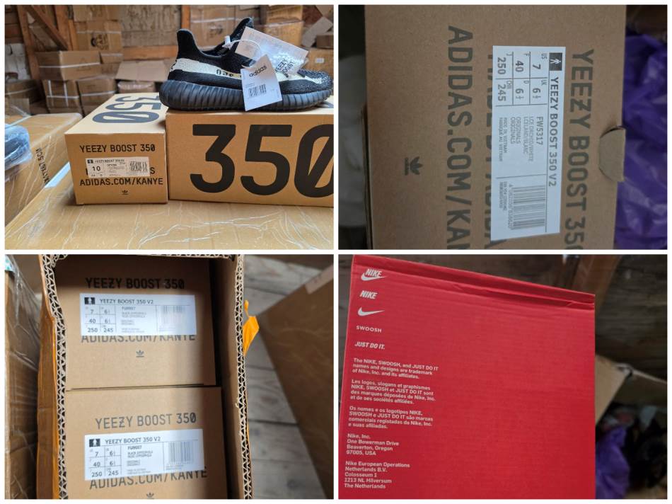 Roba vrijedna skoro 1,4 miliona KM: U akciji “Paket” zaplijenjeno više od 15.000 pari patika i papuča poznatih marki