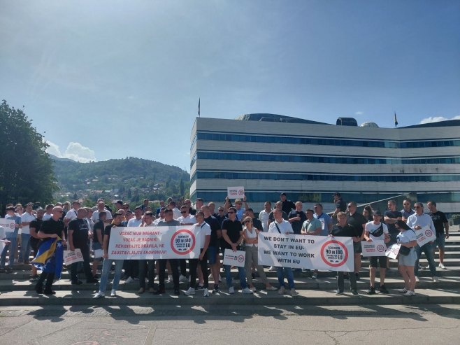 Protest vozača sa Zapadnog Balkana zbog ograničenja boravka u Šengenskoj zoni
