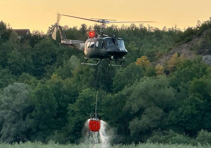 Pojačani resursi OS BiH i danas angažovani na gašenju požara u Konjicu, Bosanskom Grahovu i Nevesinju