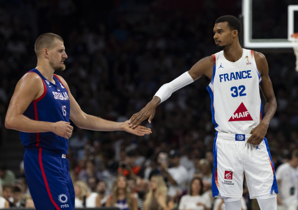 Srbija Francuska Live stream Uživo prenos TV Arena sport Nikola Jokić Viktor Vembanjama košarka prijateljski meč -...