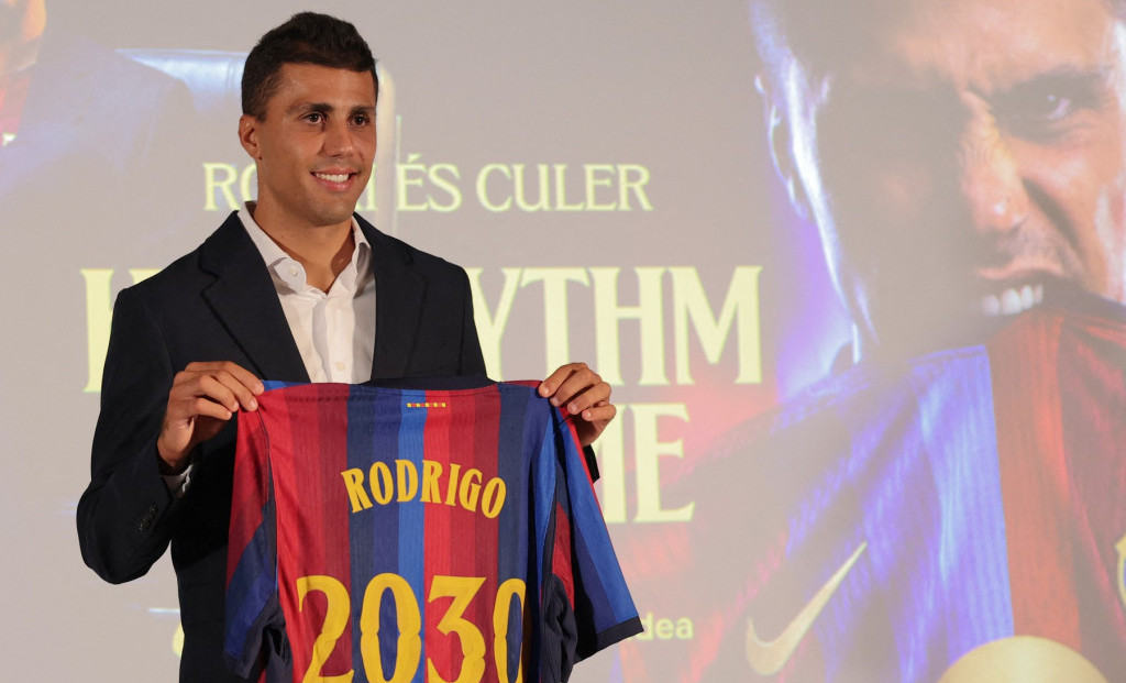 Rodri potpis ugovor izjava promocija Barselona La Liga fudbal - Sport - BIG portal