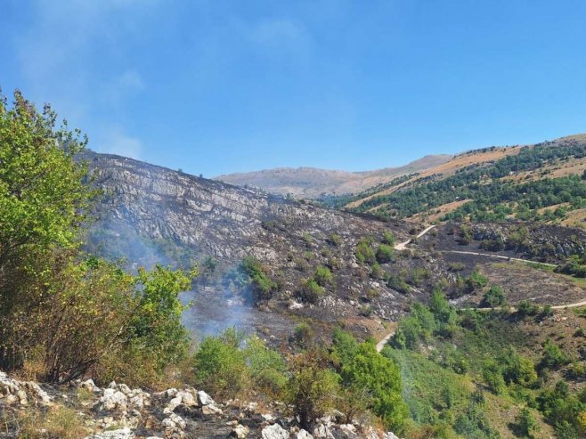 I dalje aktivan požar na Čvrsnici, zatražena pomoć Hrvatske