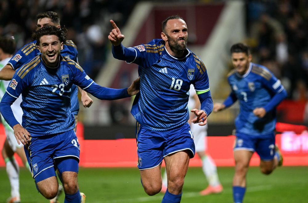 Murići proslavljaju gol s slovima U, Č i K na majici