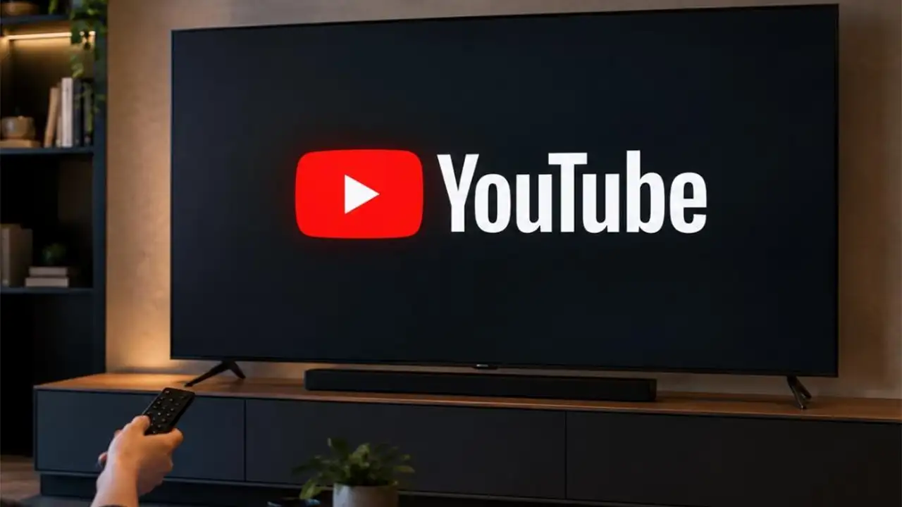 YouTube aplikacija na televizoru s opcijom za zaključavanje naloga