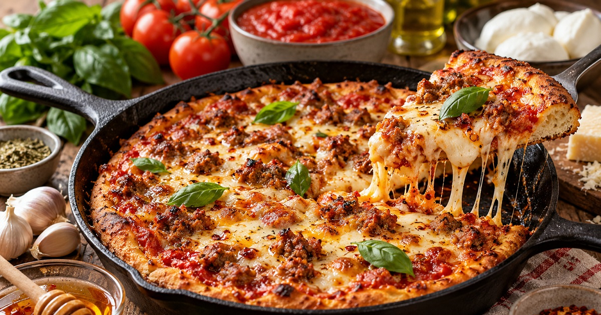 Domaća pizza iz tave koja je spremna za samo 30 minuta - Hrana i zdravlje - BIG portal